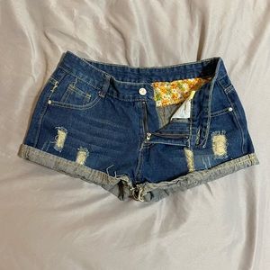 Jean shorts